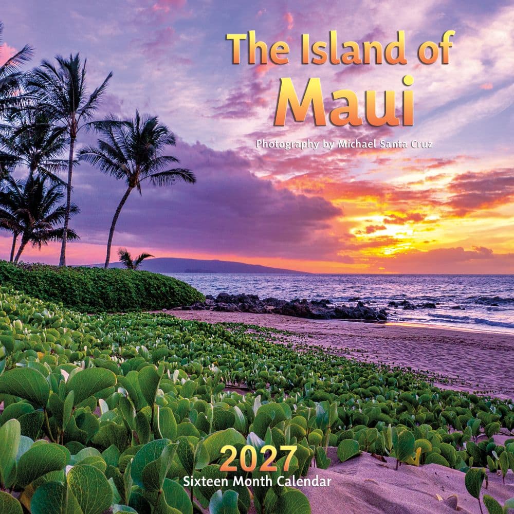 Island of Maui 2027 Wall Calendar