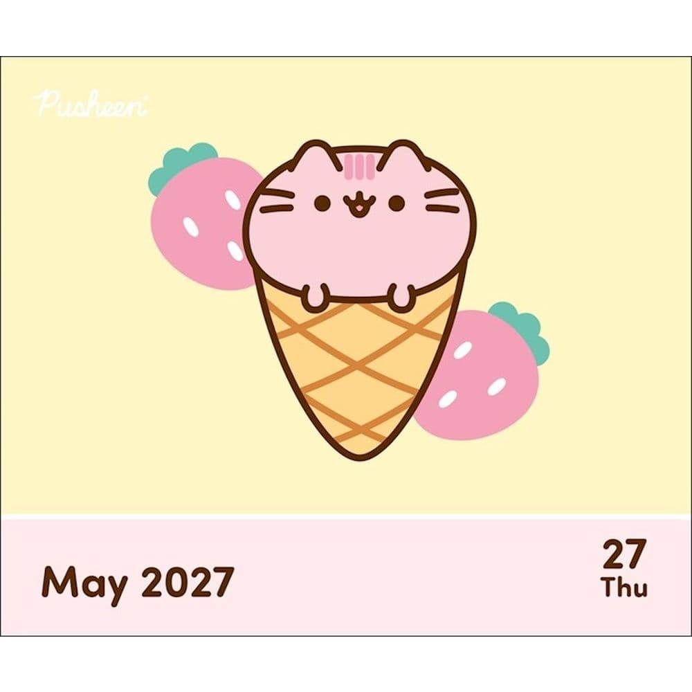Pusheen 2027 Desk Calendar Second Alternate Image