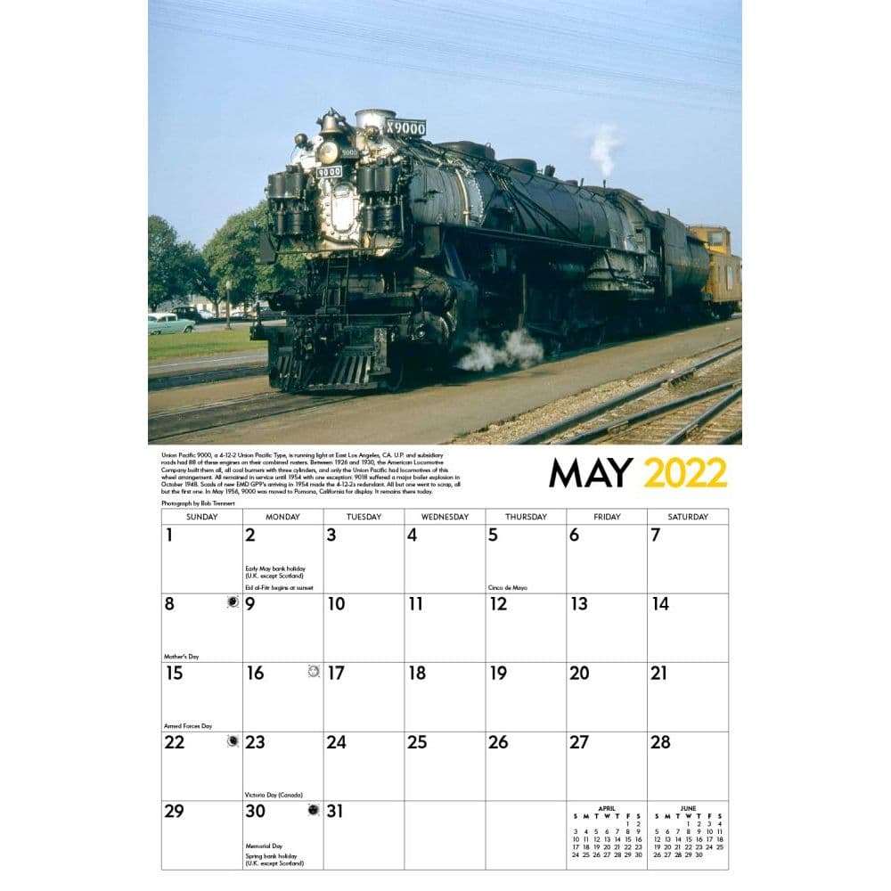 Trains Union Pacific Railroad 2022 Wall Calendar - Calendars.com