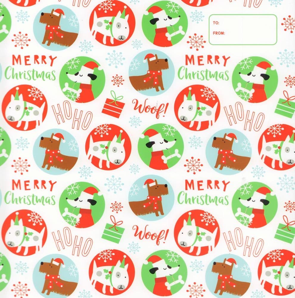 Doggie Merry Christmas Wrapper - Calendars.com