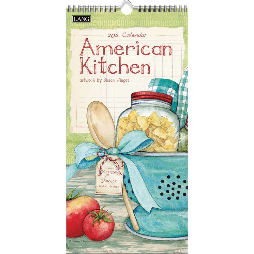 American Kitchen Vertical Wall Calendar by Susan Winget