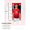 image Manchester United FC Poster 2025 Wall Calendar Fifth Alternate Image