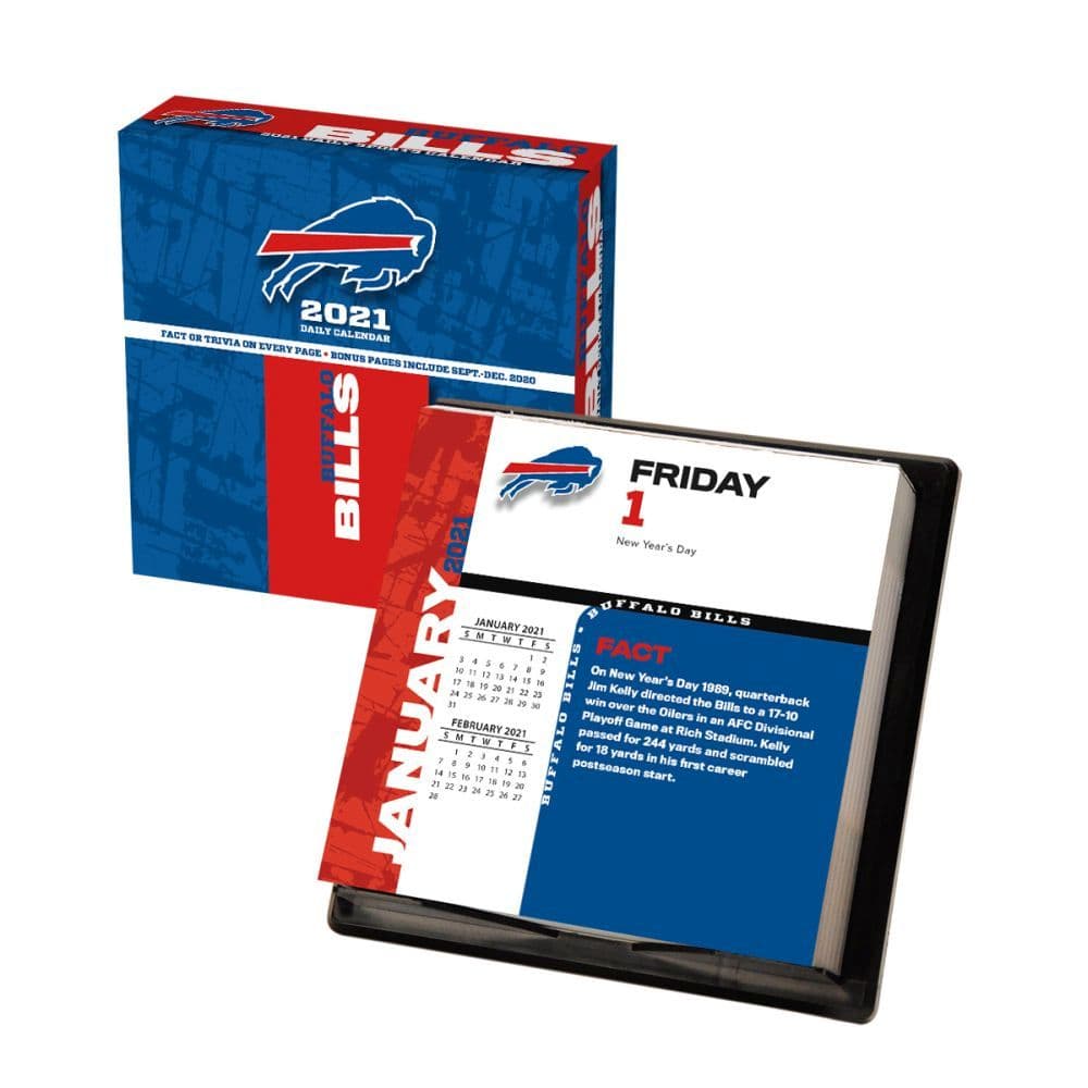 Buffalo Bills Desk Calendar Calendars Com