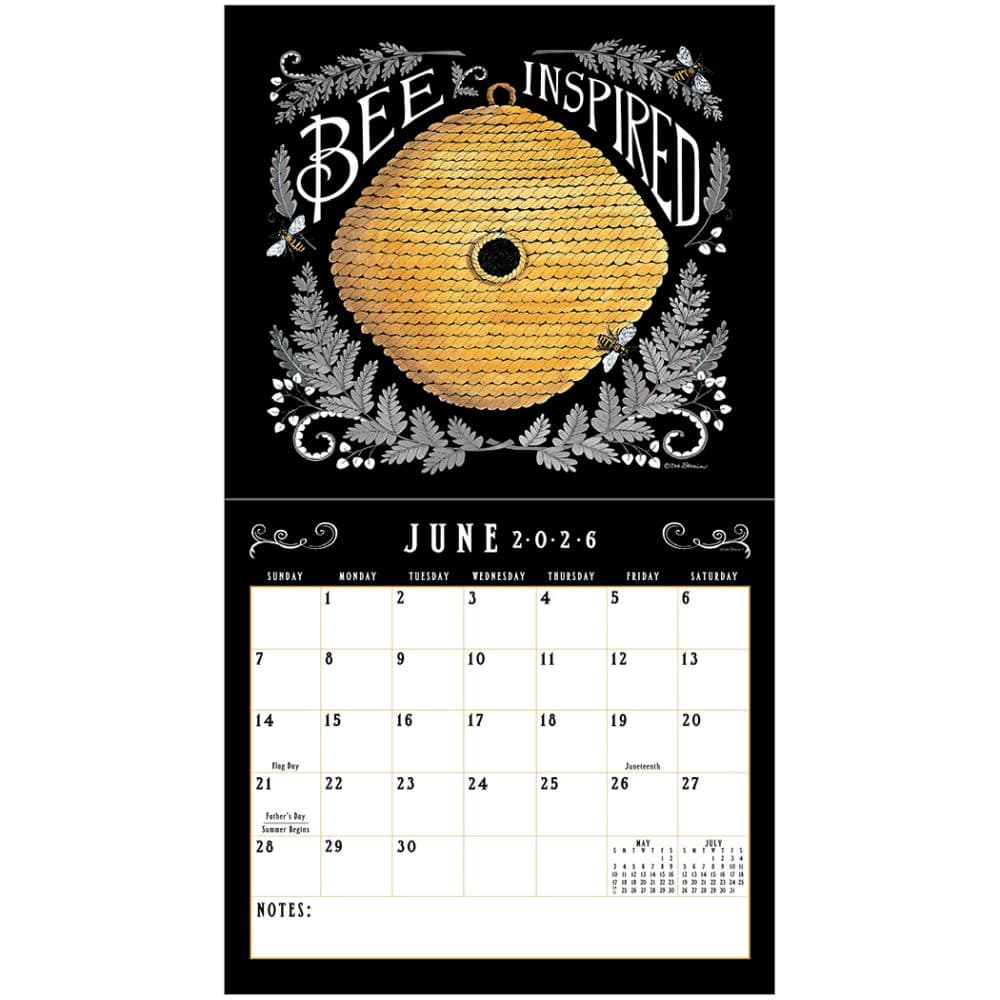 Beeutiful Life by Deb Strain 2026 Wall Calendar Second Alternate Image