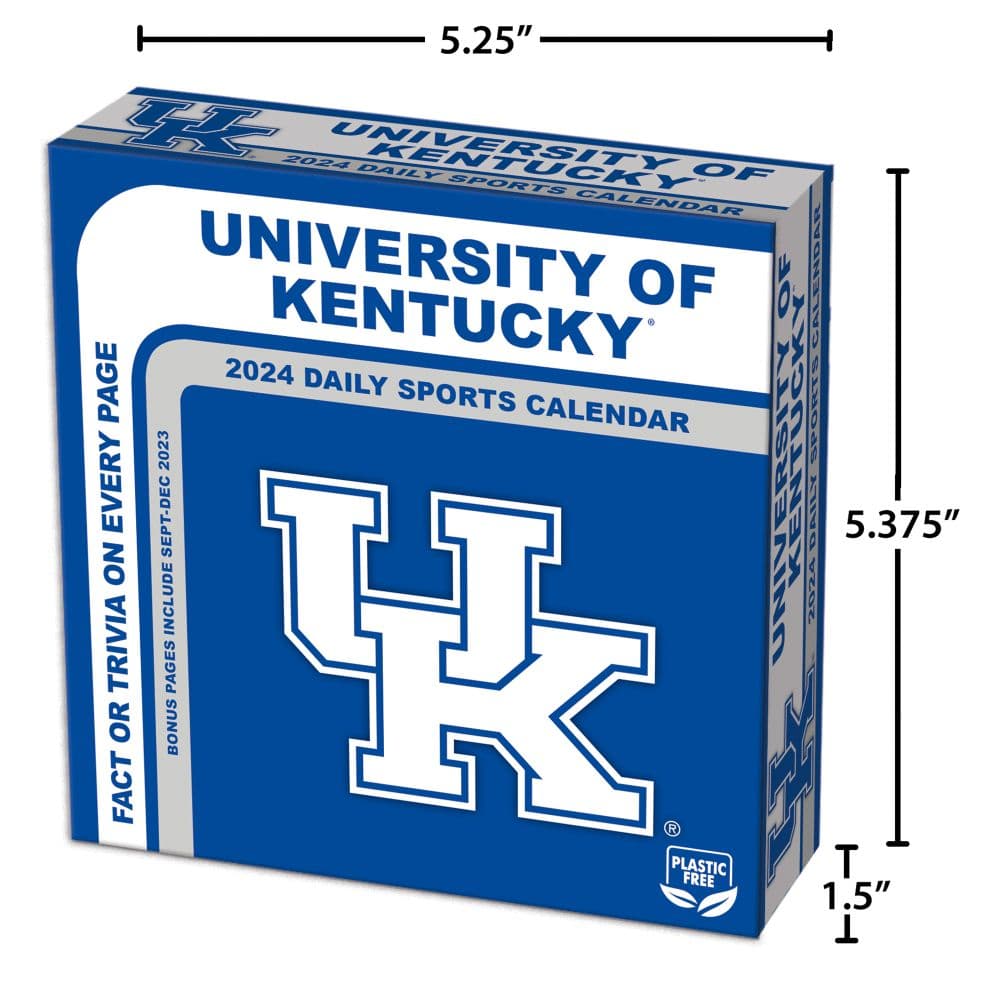 Kentucky Wildcats 2024 Desk Calendar