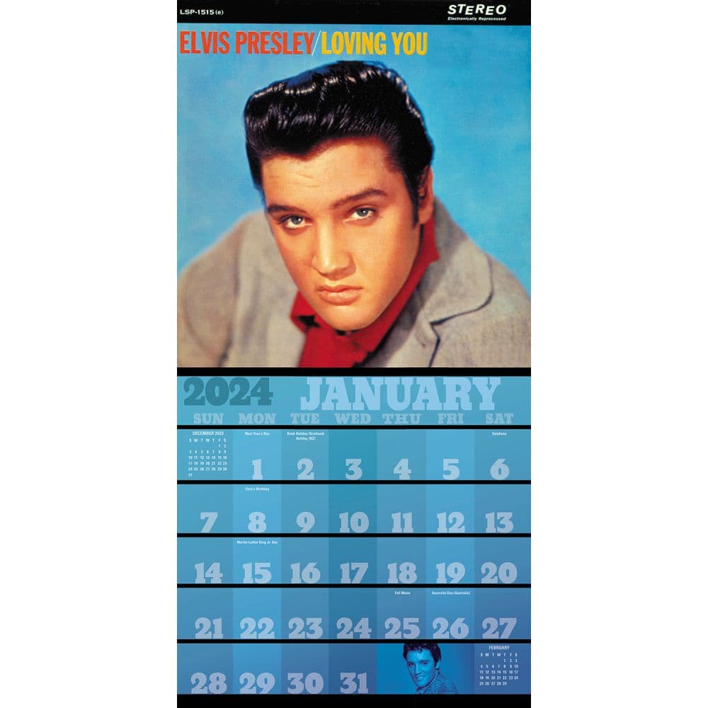 Elvis Special Edition 2024 Wall Calendar