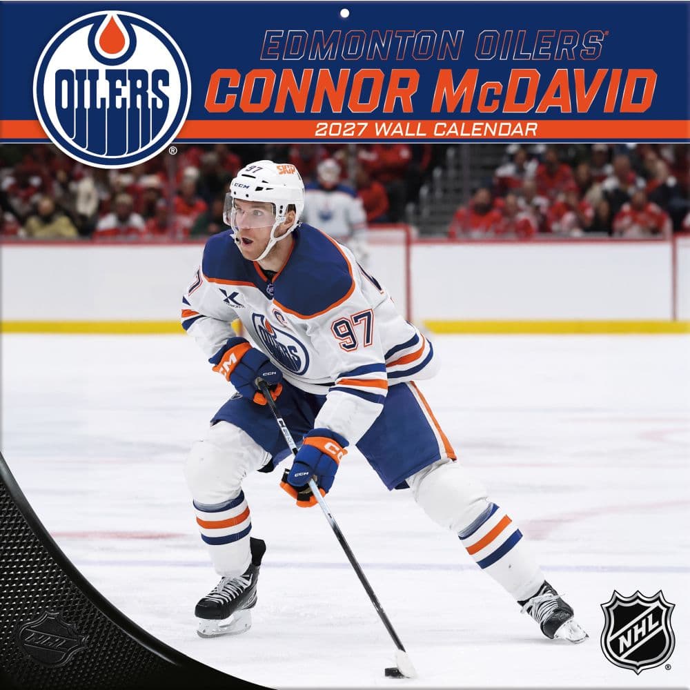image NHL Edmonton Oilers Connor McDavid 2027 Wall Calendar