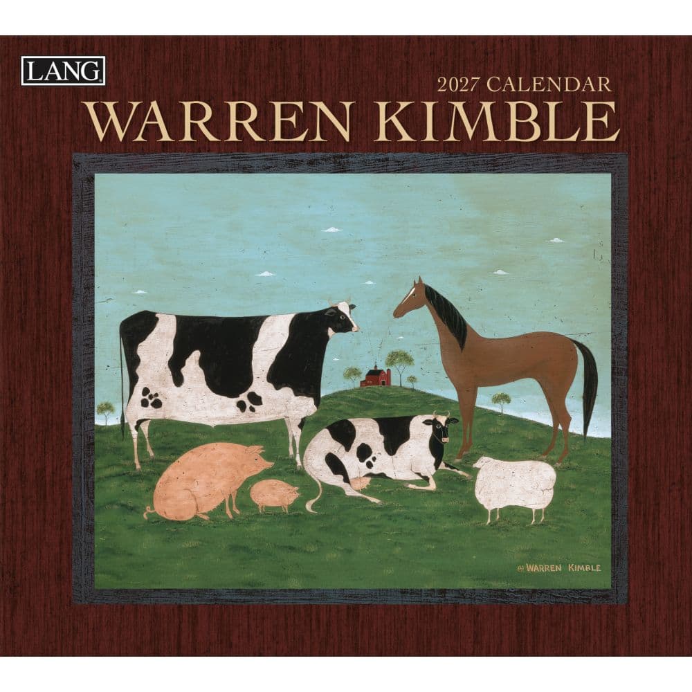 Warren Kimble 2027 Wall Calendar by Warren Kimble