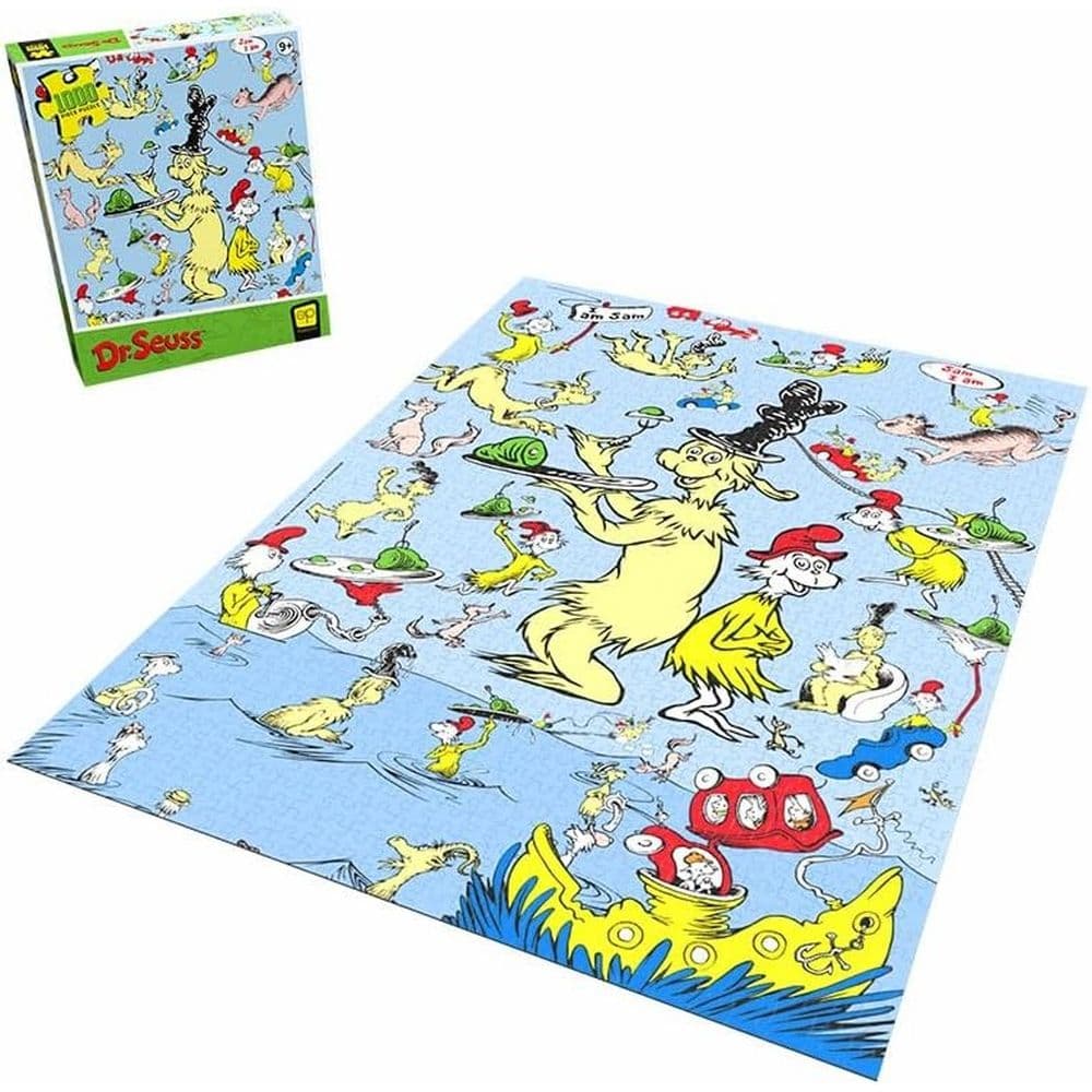 Dr Seuss Green Eggs 1000 Piece Puzzle Second Alternate Image