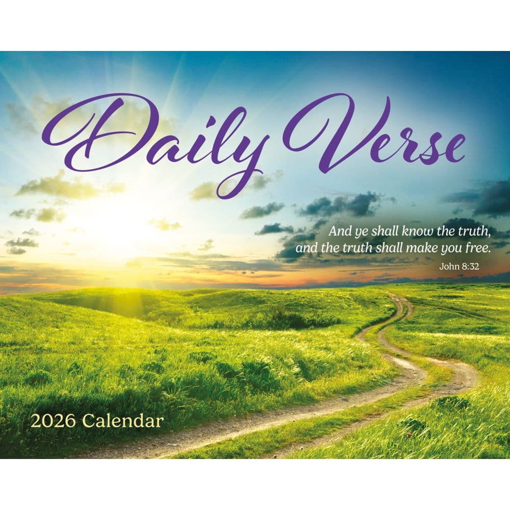 Daily Verse 2026 Desk Calendar Main Image