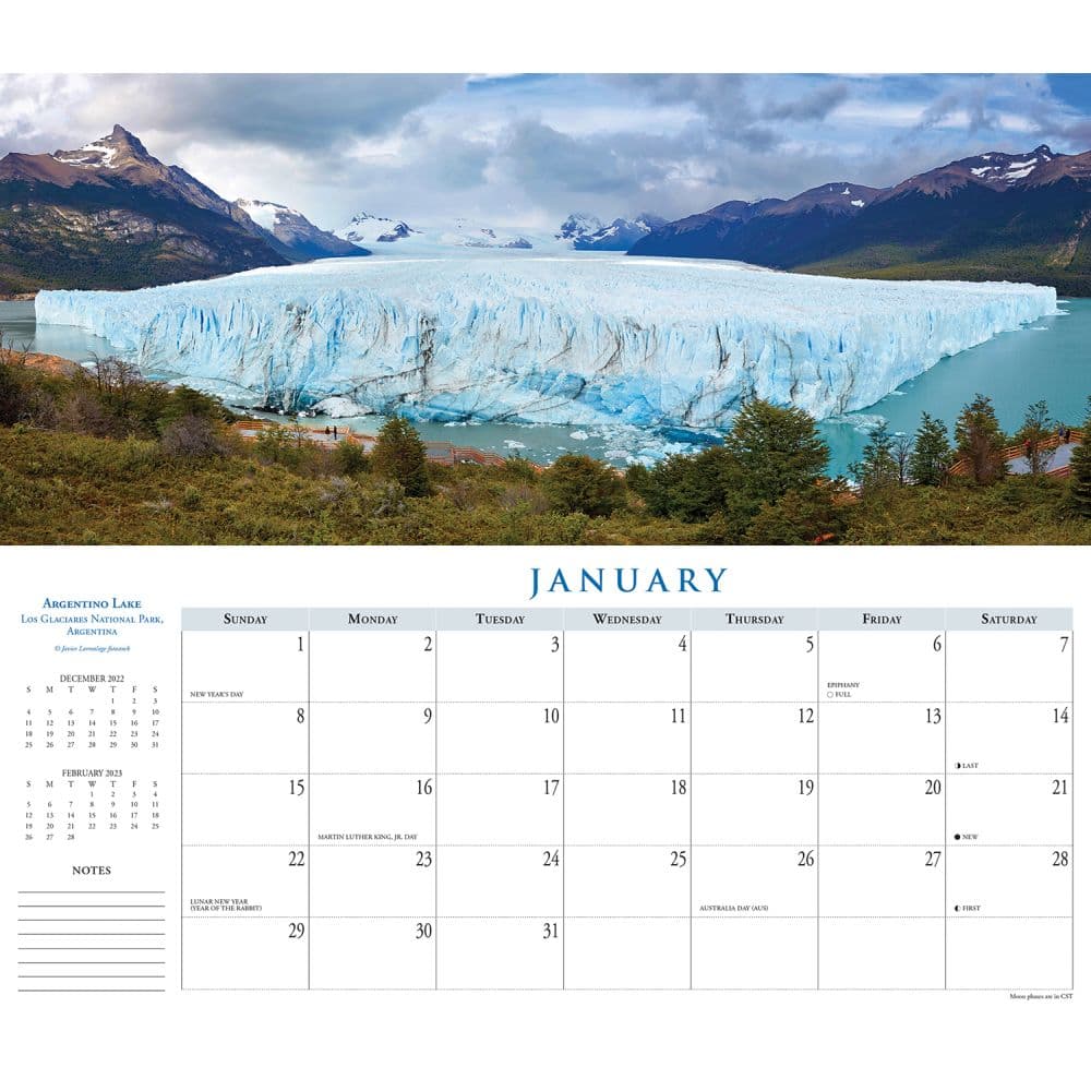 Water Panoramic 2023 Wall Calendar - Calendars.com