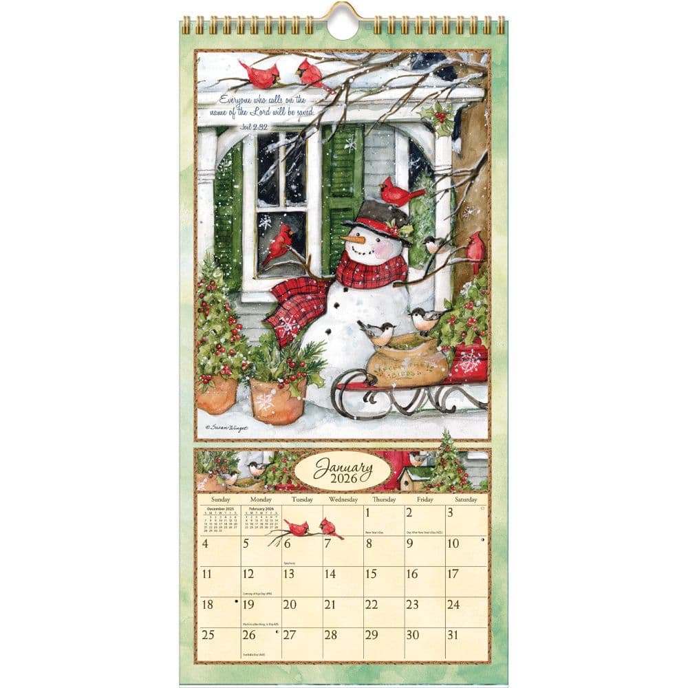 Bountiful Blessings 2026 Vertical Wall Calendar_ALT1