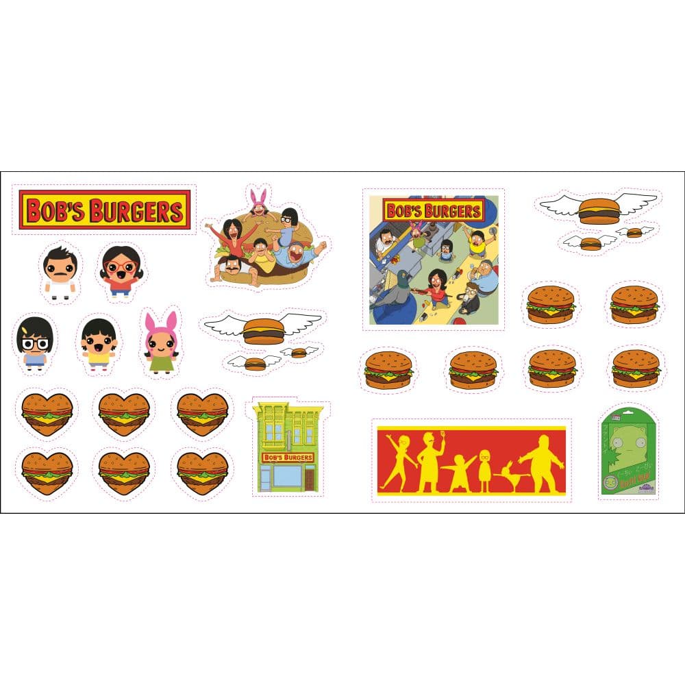 Bobs Burgers 2026 Wall Calendar Fifth Alternate Image