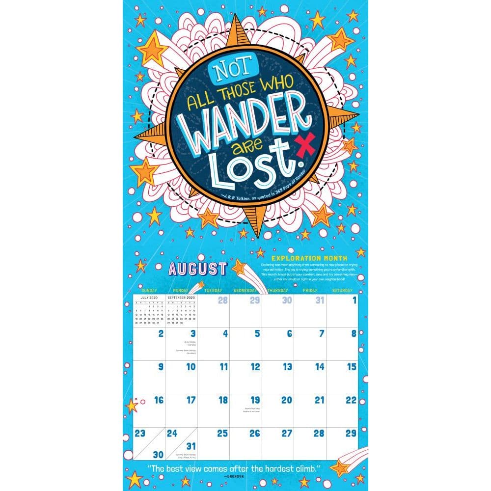 Calendrier 2023 Wonders Wonder Wall Calendar - Calendars.com