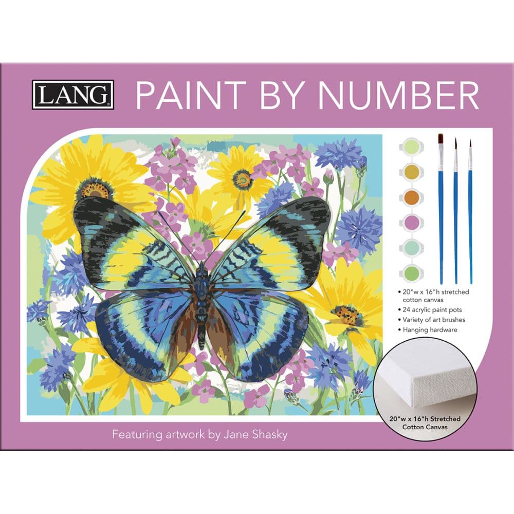 butterfly paint by number