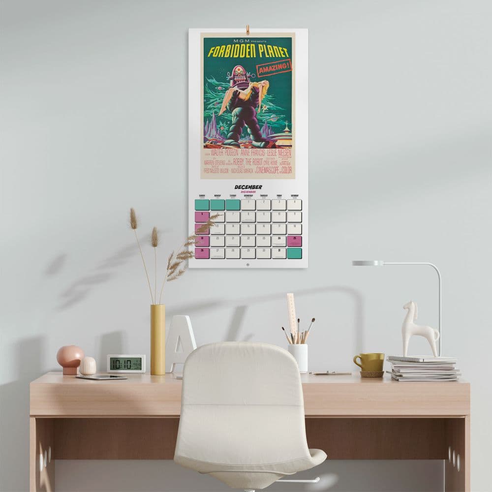 Retro Sci Fi Film Posters 2027 Wall Calendar Third Alternate Image