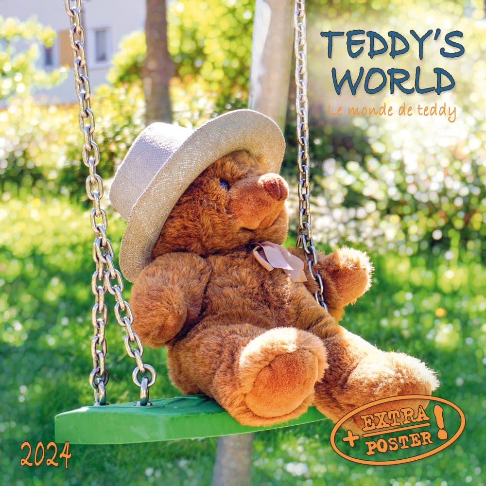 Teddys World 2024 Wall Calendar Main Product Image width=&quot;1000&quot; height=&quot;1000&quot;