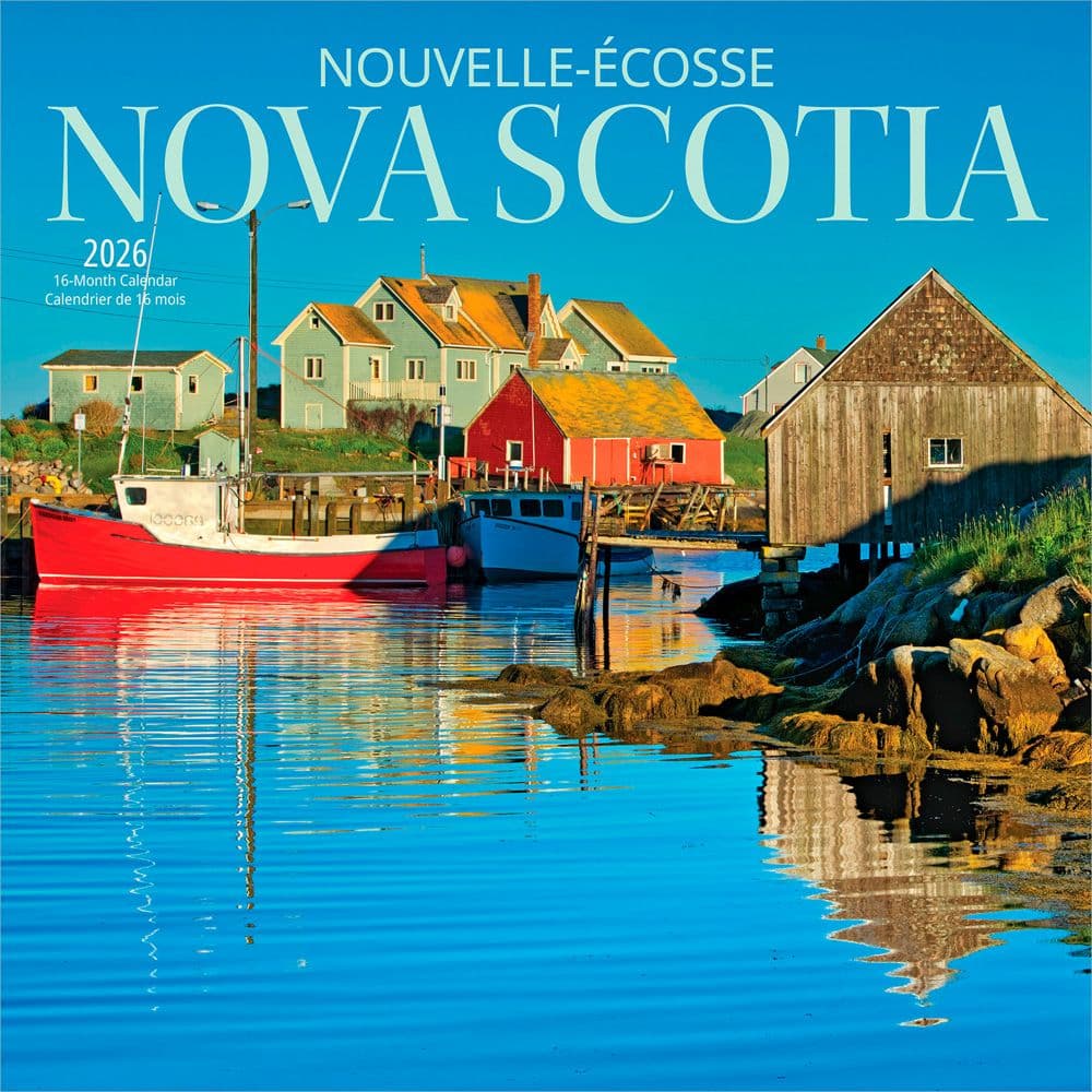 Nova Scotia 2026 Wall Calendar Main Product Image