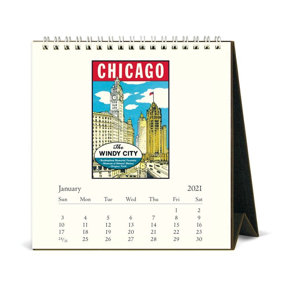 Chicago Easel Calendar - Calendars.com