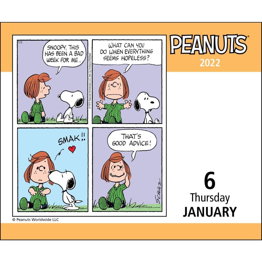 Peanuts 2022 Day-to-Day Calendar - Calendars.com