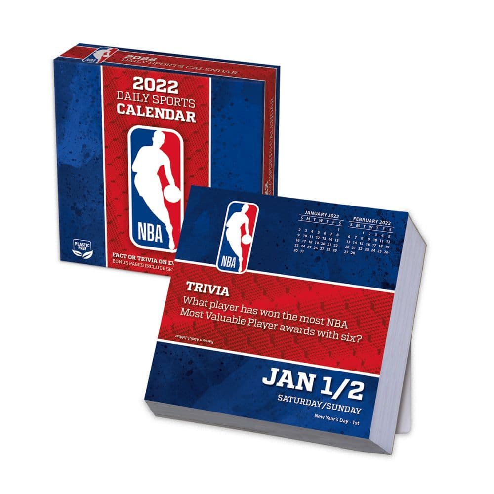 Nba All Team 2022 Desk Calendar Calendars Com