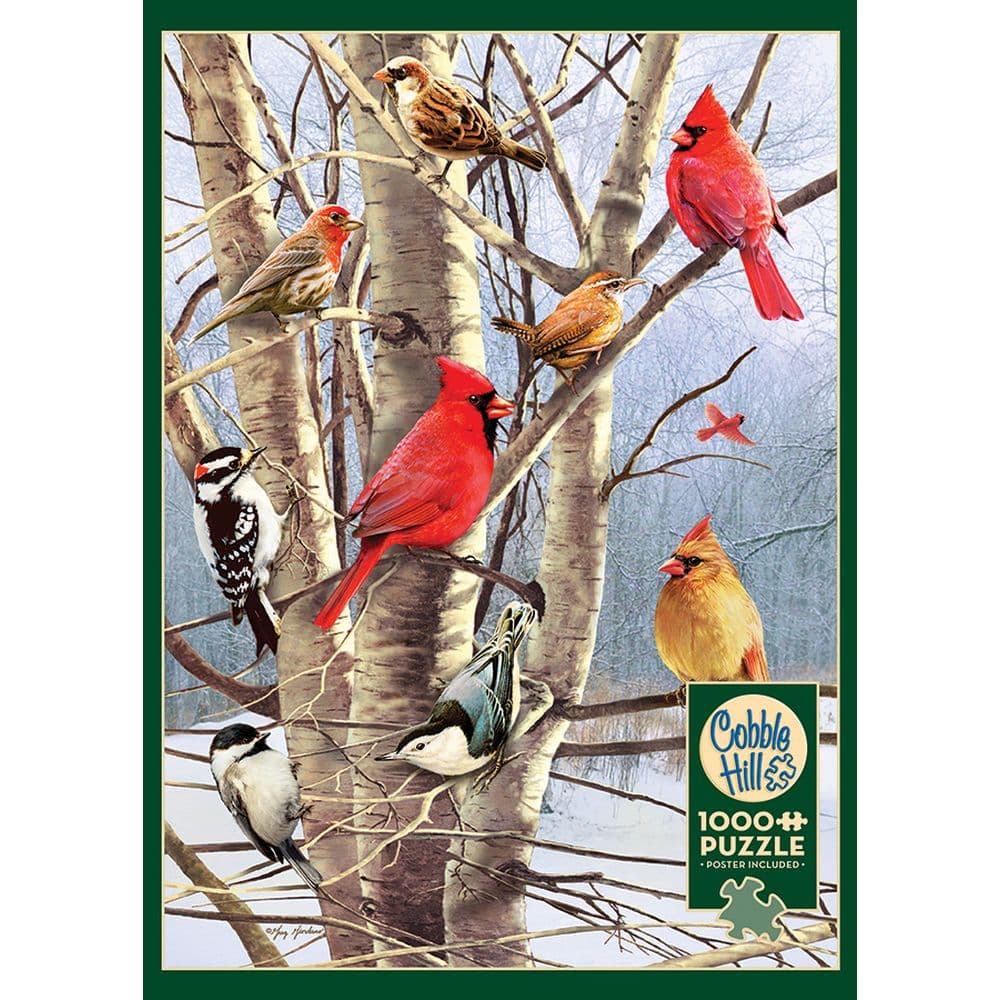 Winter Birds 1000 Piece Puzzle Main Product Image