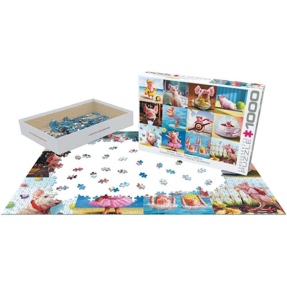 Funny Pigs 1000 Piece Puzzle Second Alternate Image