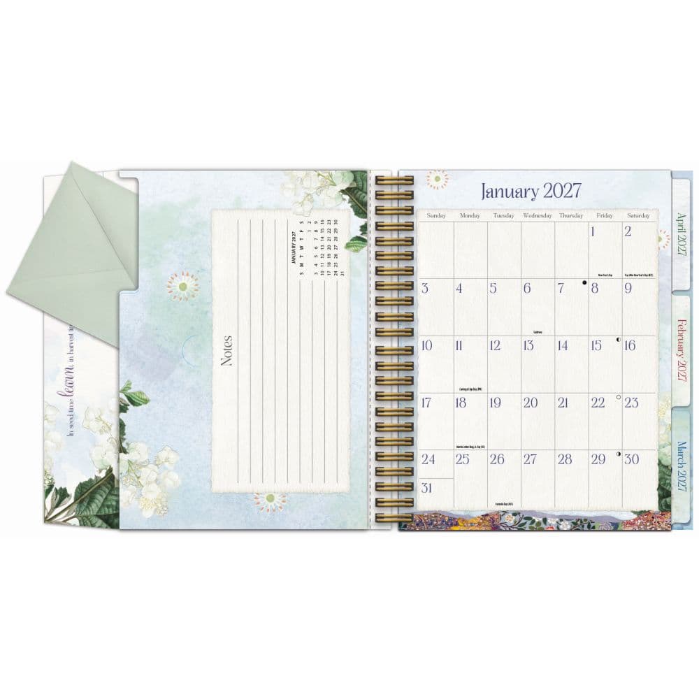 Botanical Gardens File It 2027 Planner by Barbara Anderson First Alternate Image