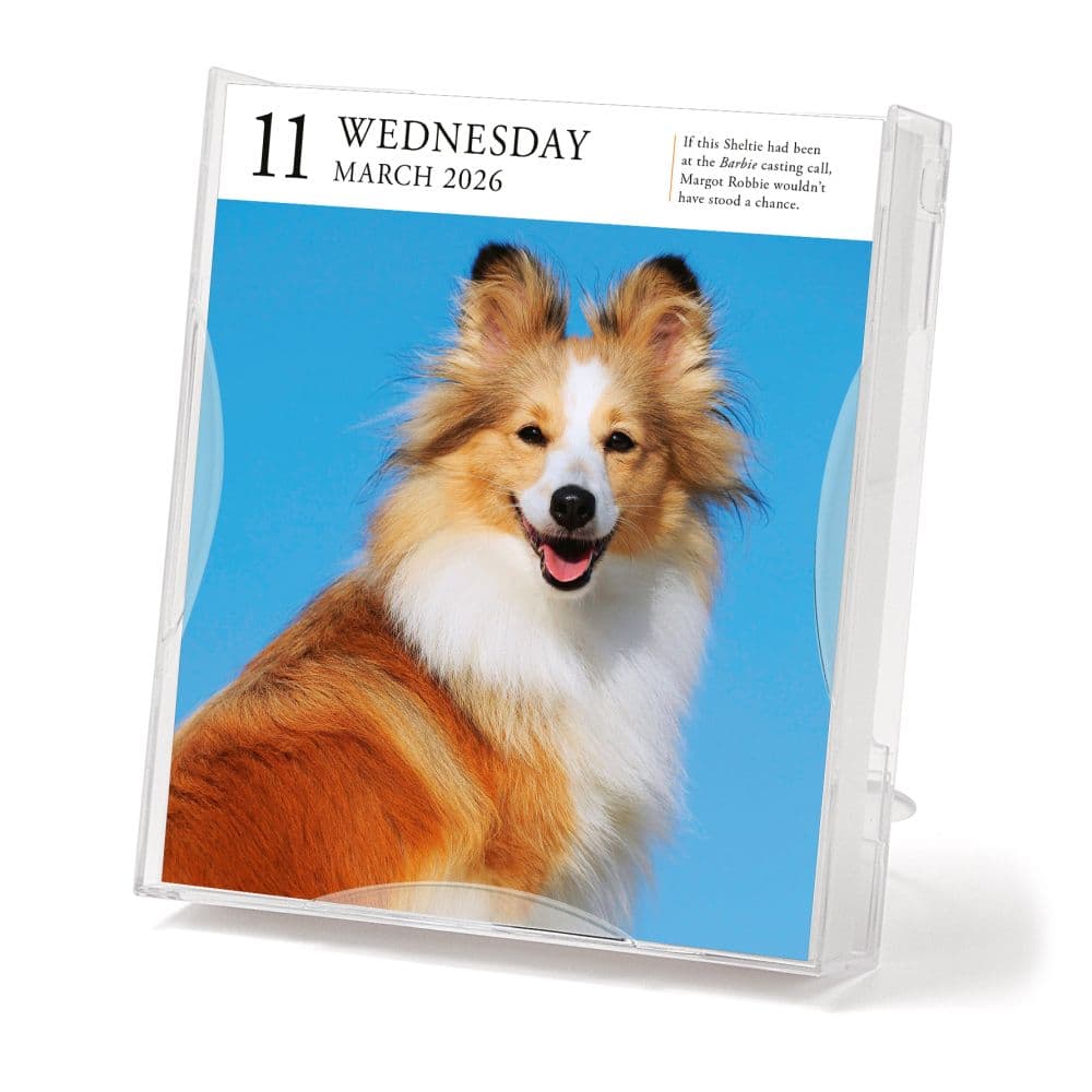 Dog Gallery 2026 Desk Calendar Second  Alternate Image