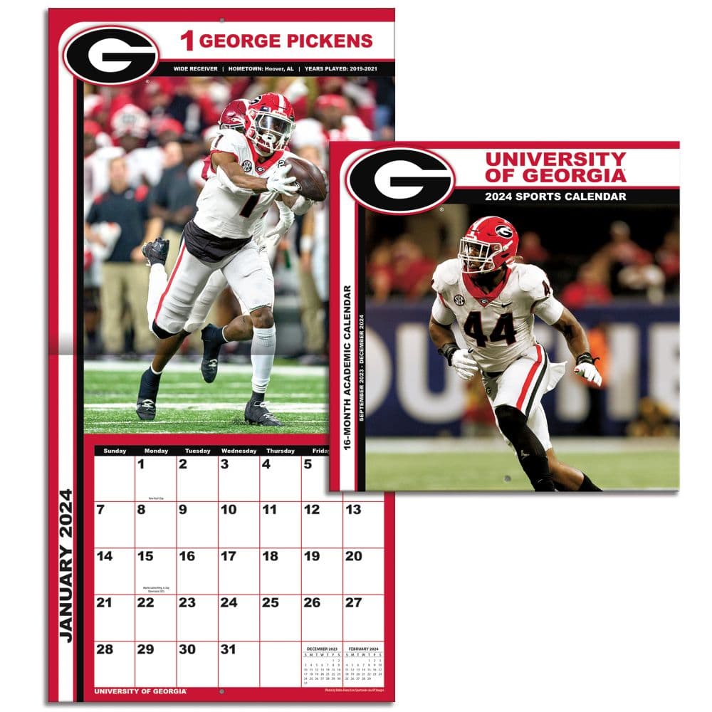 Bulldogs 2024 Mini Wall Calendar