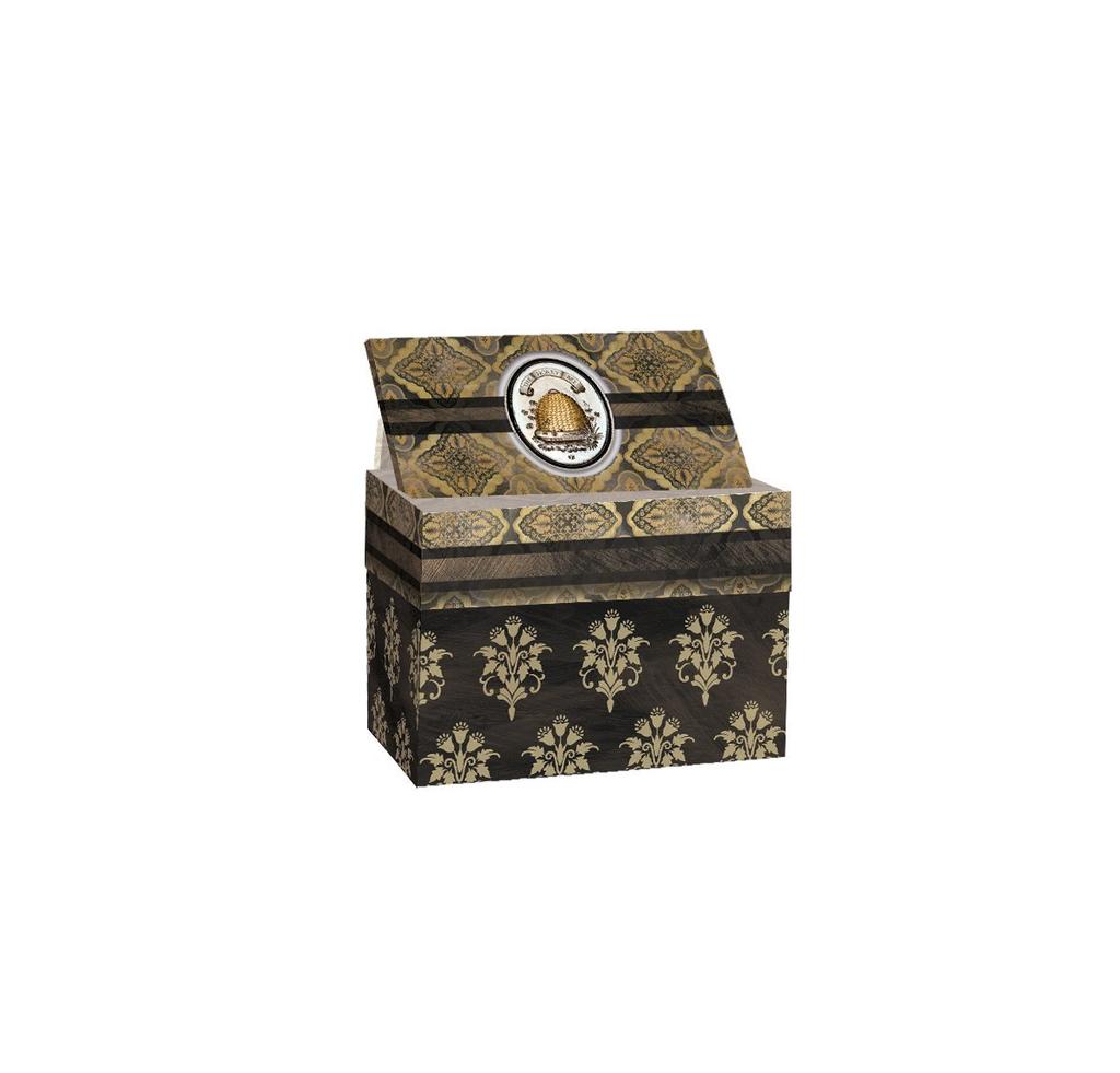 Honey &amp; Grey Recipe Card Box by Lori Siebert Main Image