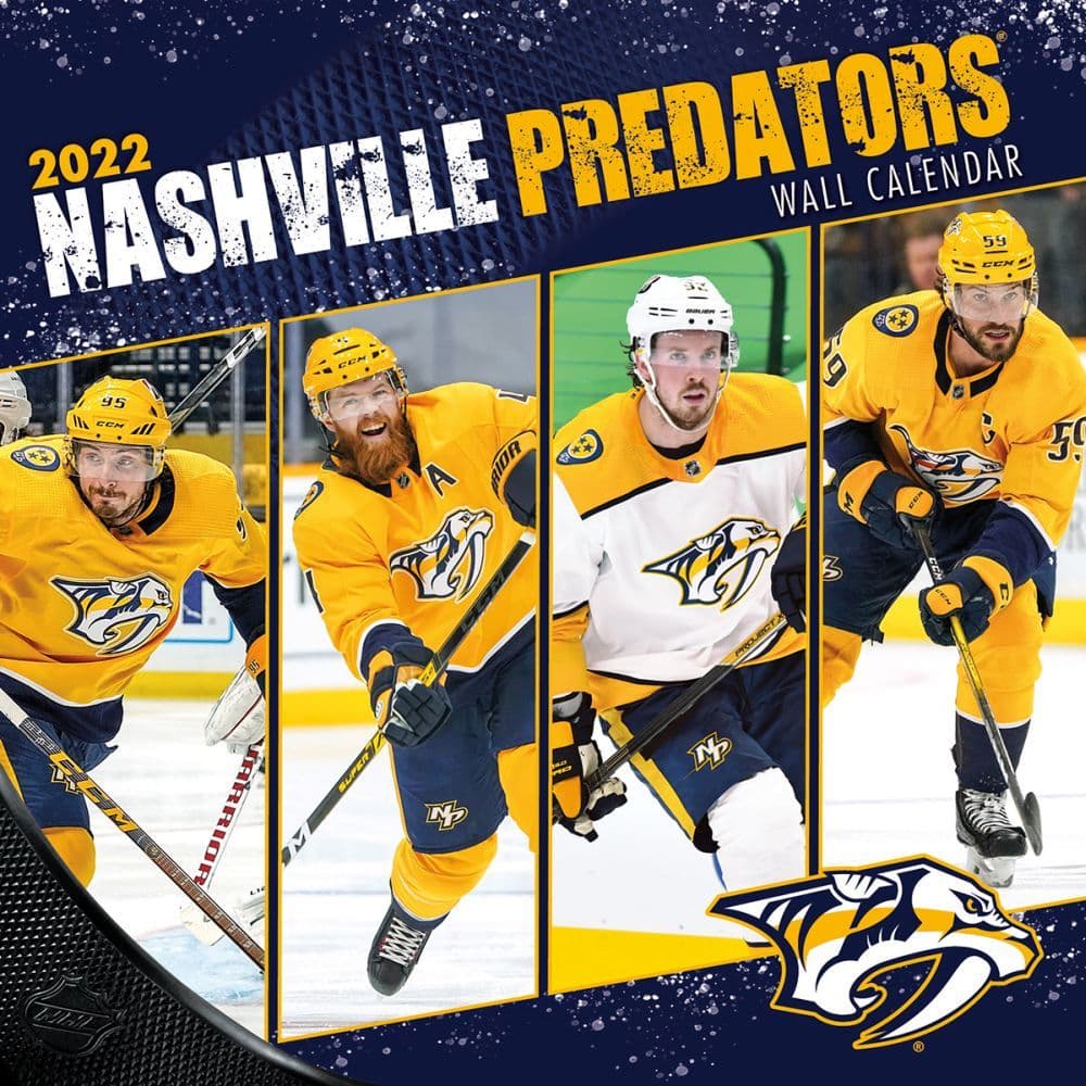 Preds 2022 Schedule Nashville Predators 2022 Wall Calendar - Calendars.com