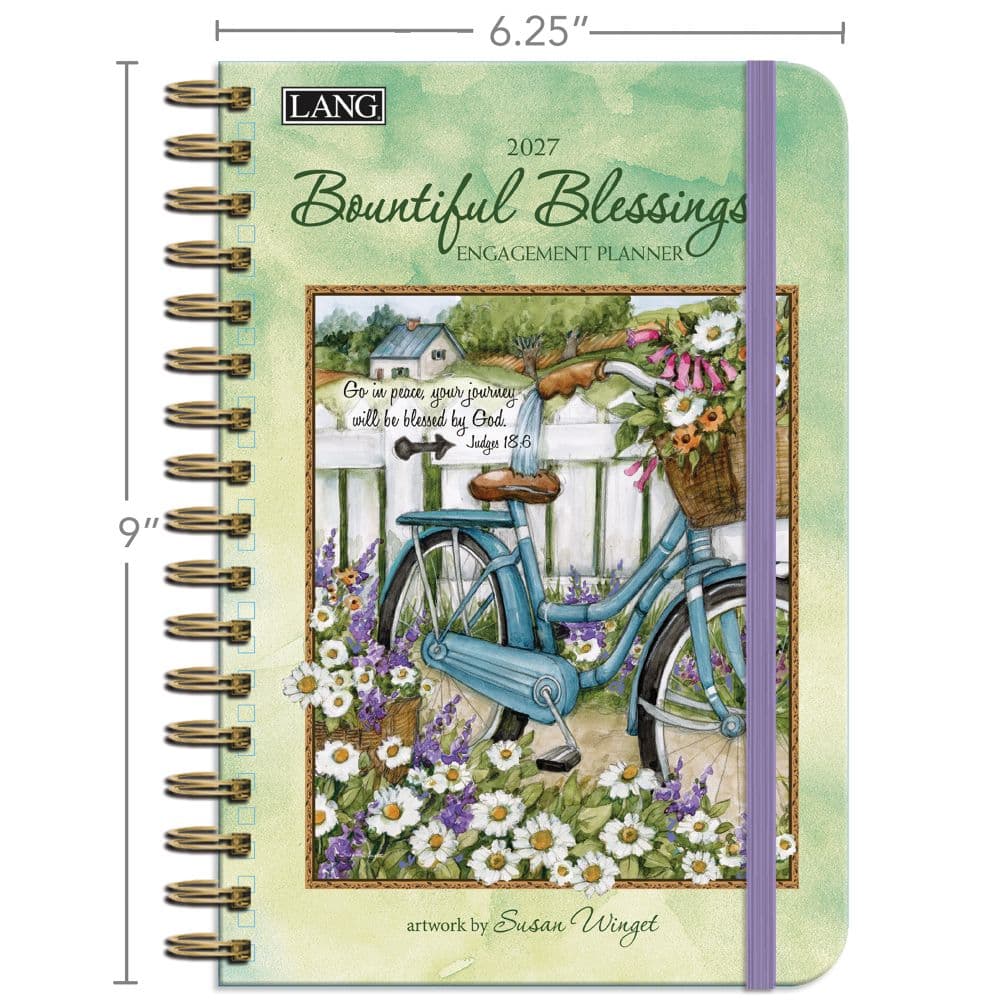 Bountiful Blessings 2027 Spiral Planner by Susan Winget Fifth Alternate Image