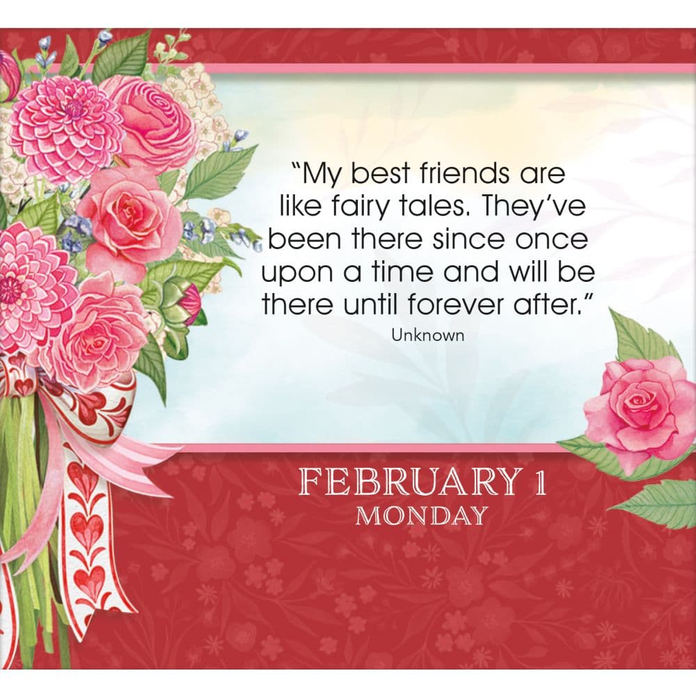 For A Dear Friend 2027 Mini Desk Calendar by Lori Siebert Third Alternate Image