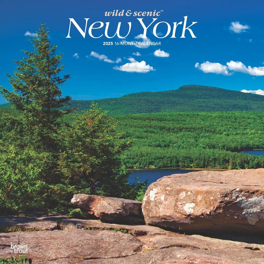 New York Wild and Scenic 2025 Wall Calendar Main Product Image width=&quot;1000&quot; height=&quot;1000&quot;