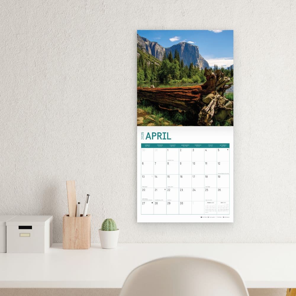 Yosemite 2025 Wall Calendar