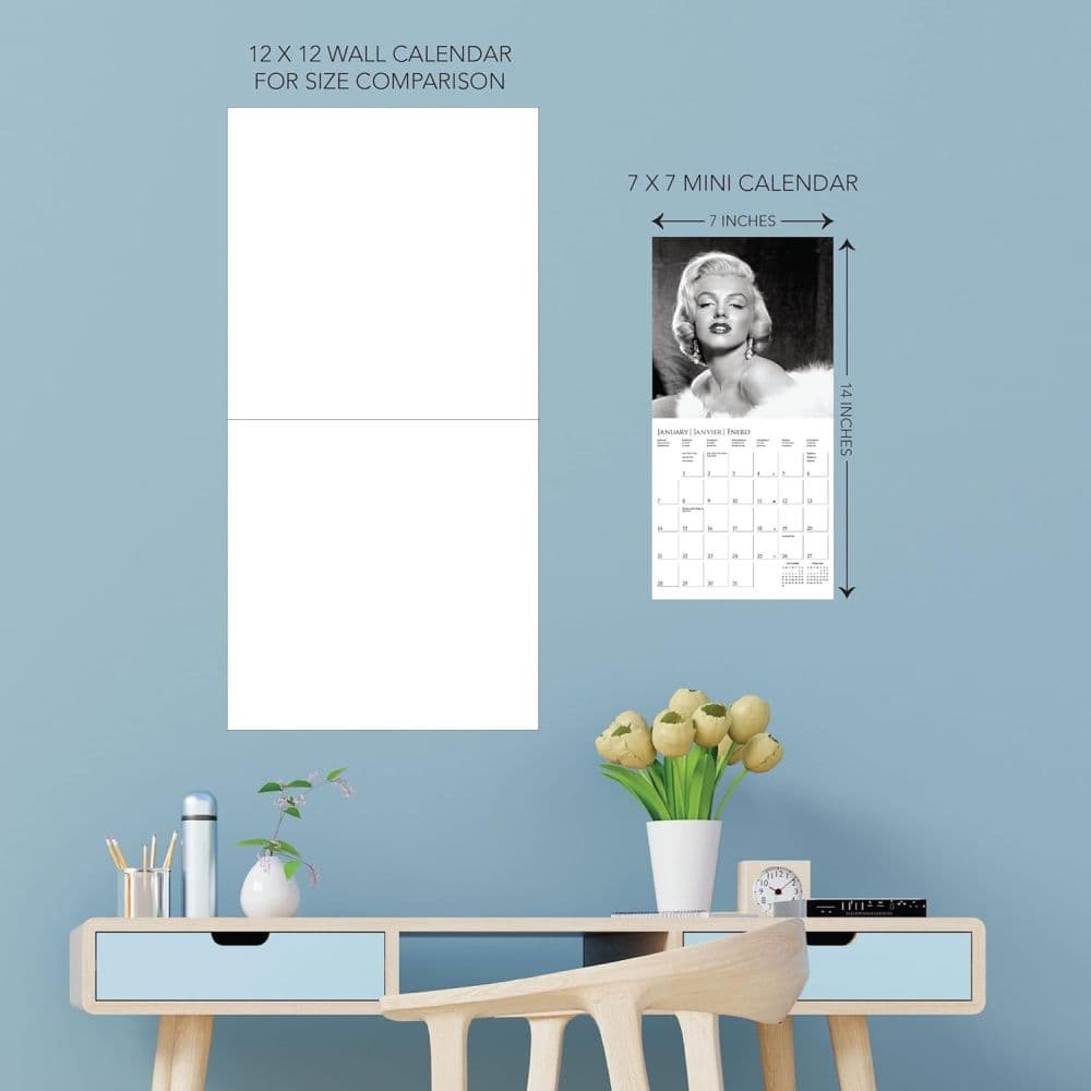 Marilyn Monroe 2024 Mini Wall Calendar Fifth Alternate Image width=&quot;1000&quot; height=&quot;1000&quot;
