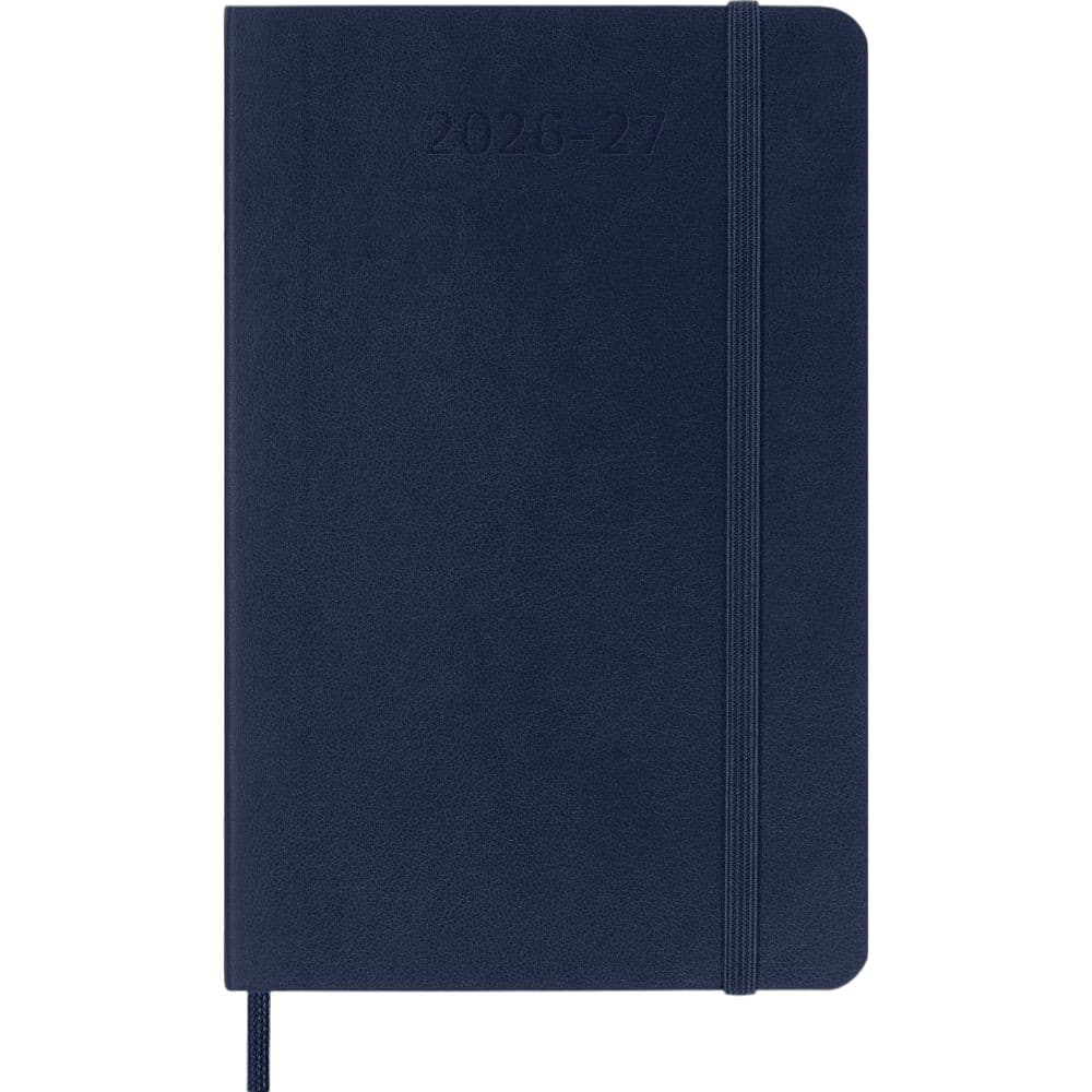 Moleskine Sapphire Blue Pocket 2027 Soft Cover Weekly Planner First Alternate Image 