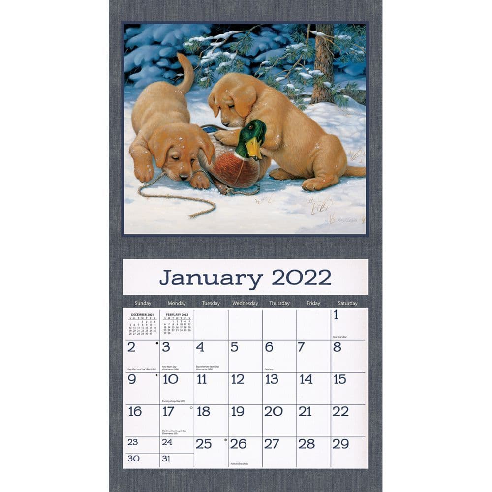 puppy 2022 wall calendar calendars com