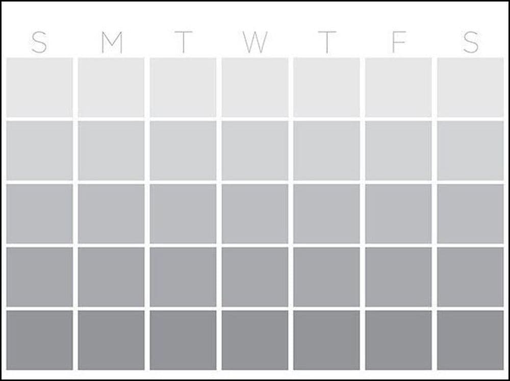 image Mondrian 17.5 X 24 Dry Erase Calendar