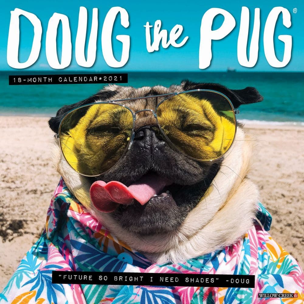 Doug The Pug Wall Calendar Calendars