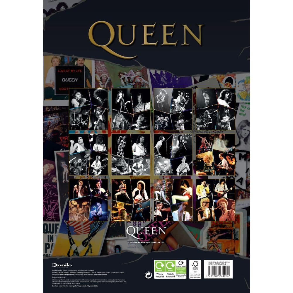 Queen Poster 2026 Wall Calendar First Alternate Image