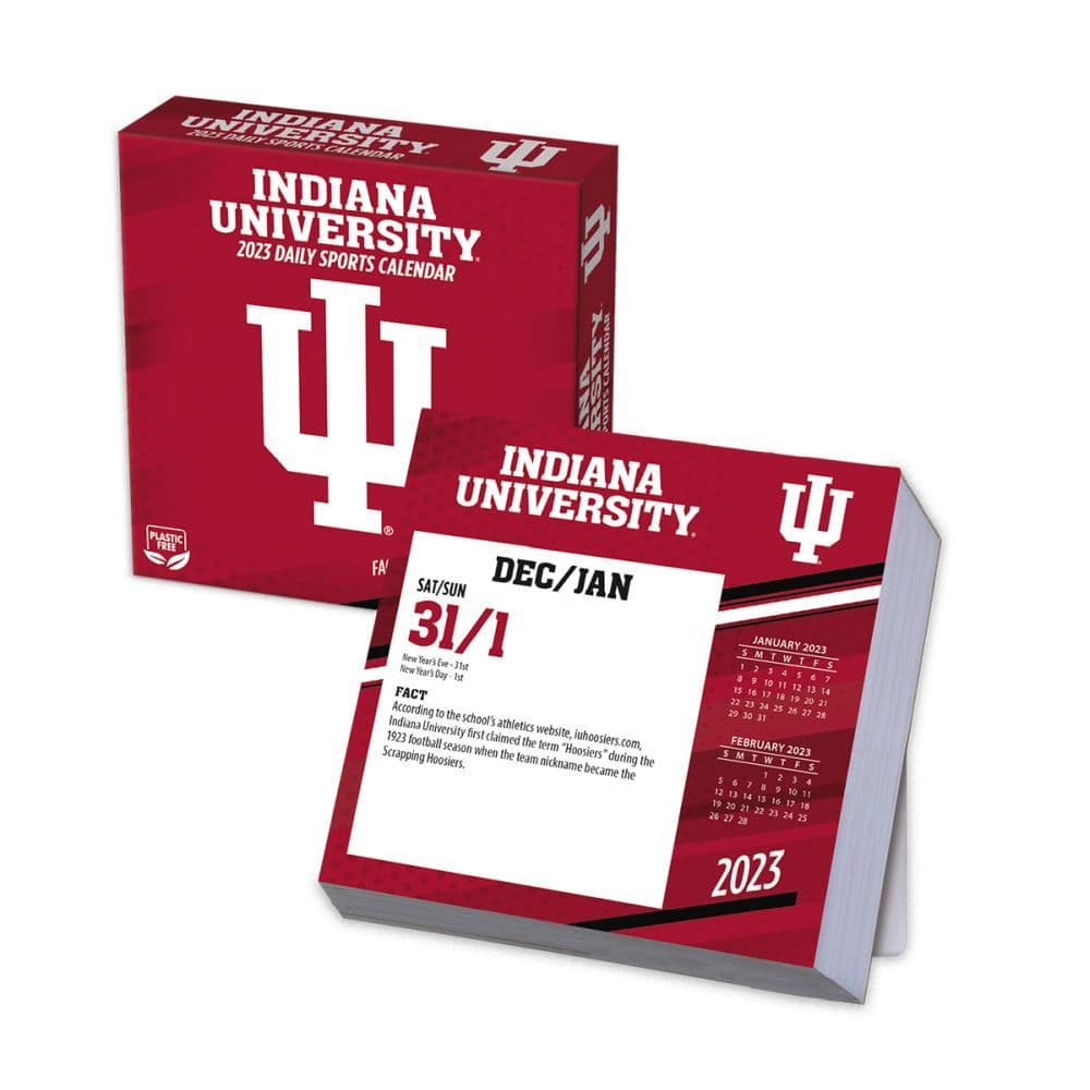 Indiana University Calendar 2023 Indiana Hoosiers 2023 Desk Calendar - Calendars.com
