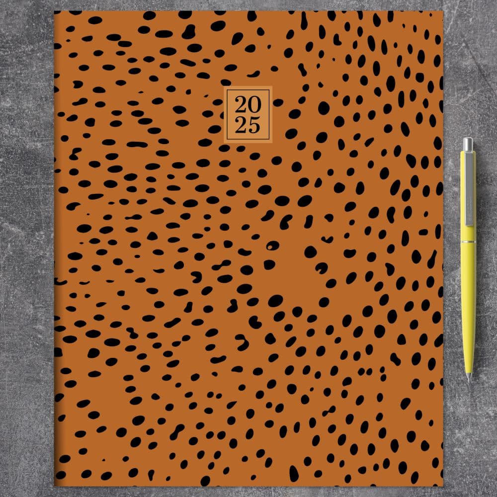 Always Animal Print Large 2025 Monthly Planner with pen