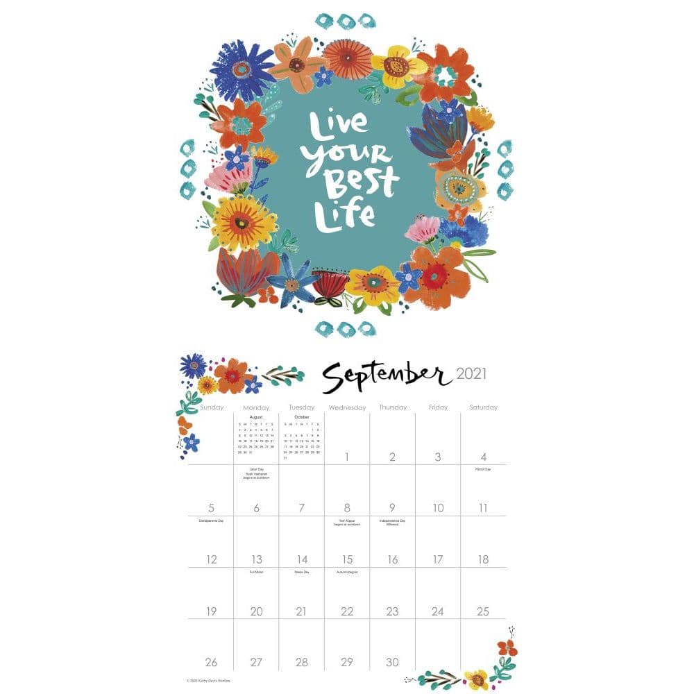 Kathy Davis Scatter Wall Calendar