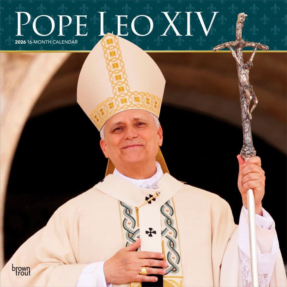 Pope Leo 2026 Wall Calendar Main Product Image