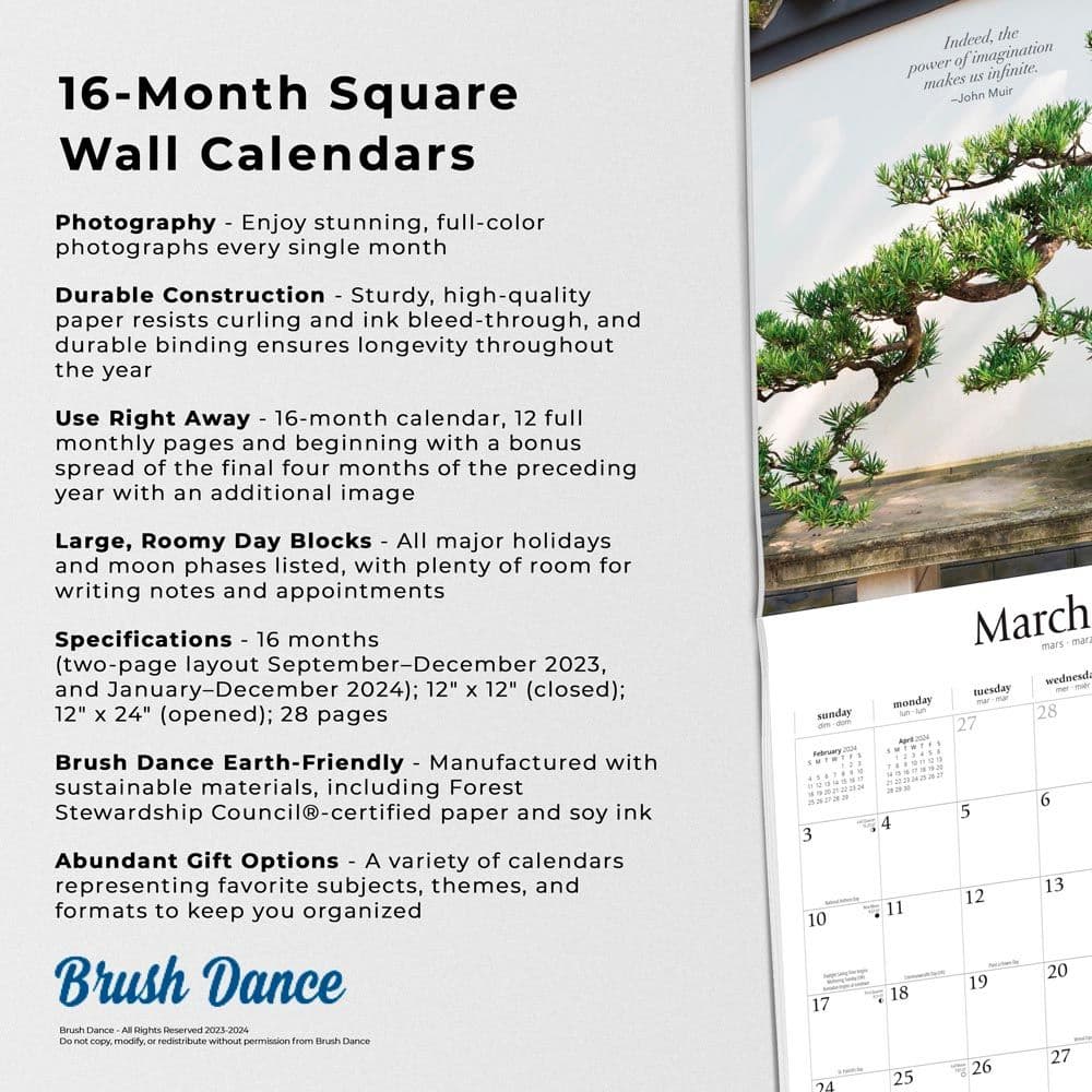 Mindful Living 2024 Wall Calendar Alternate Image 4
