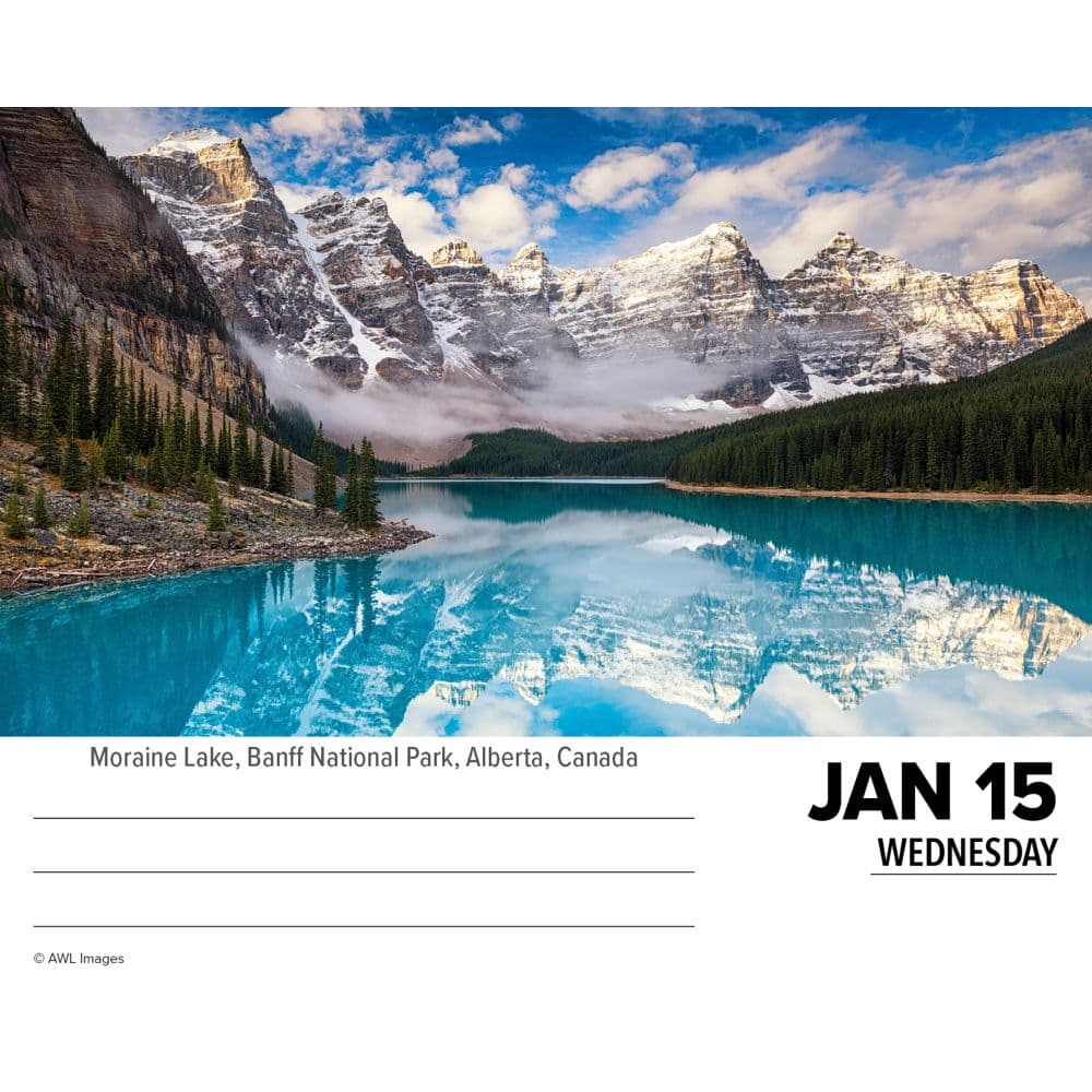 Wanderlust 2025 Desk Calendar Second Alternate Image