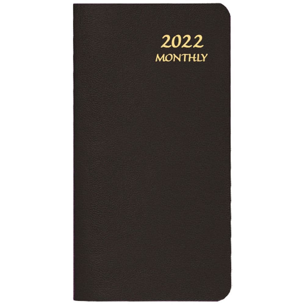 Skivertex 2022 Monthly Pocket Planner (Black)
