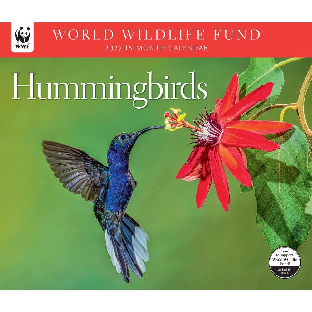 Hummingbirds WWF 2022 Wall Calendar